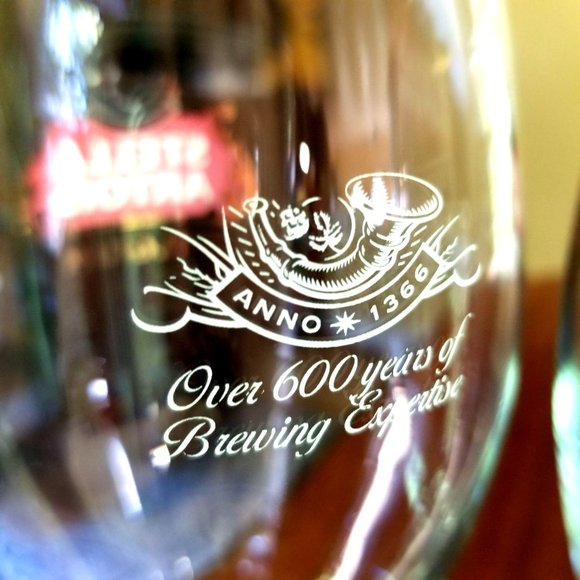 Stella Artois Pair Lot of 2 Vintage Liquor glasses - Picture 4 of 8